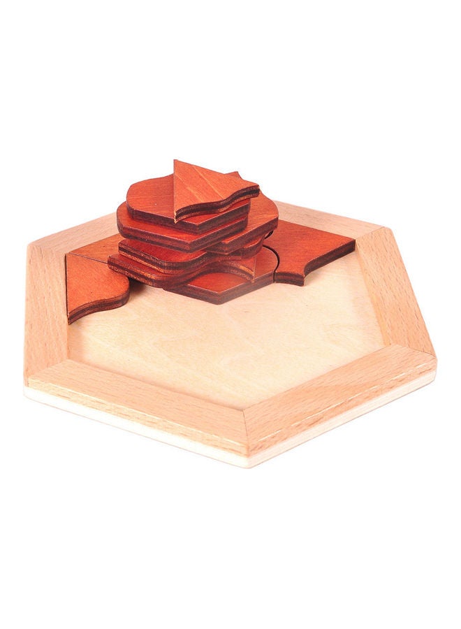 11-Piece Wooden Hexagonal Sudoku Puzzle - Image 5
