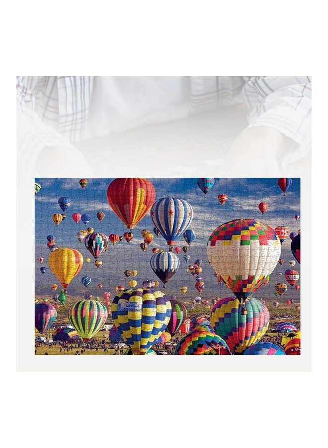 مجموعة أحجية قطع تركيب الصور بتصميم منطاد هواء ساخن مكونة من 1000 قطعة - Image 4