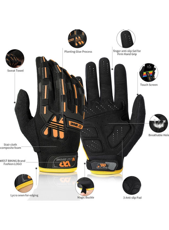 ويست بايكنج زوج قفازات بأصابع كاملة للدراجات النارية - Image 3