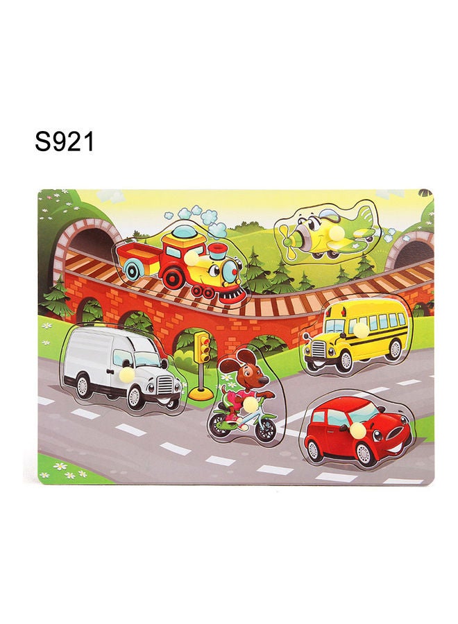 Road Themed Wooden Puzzle Set