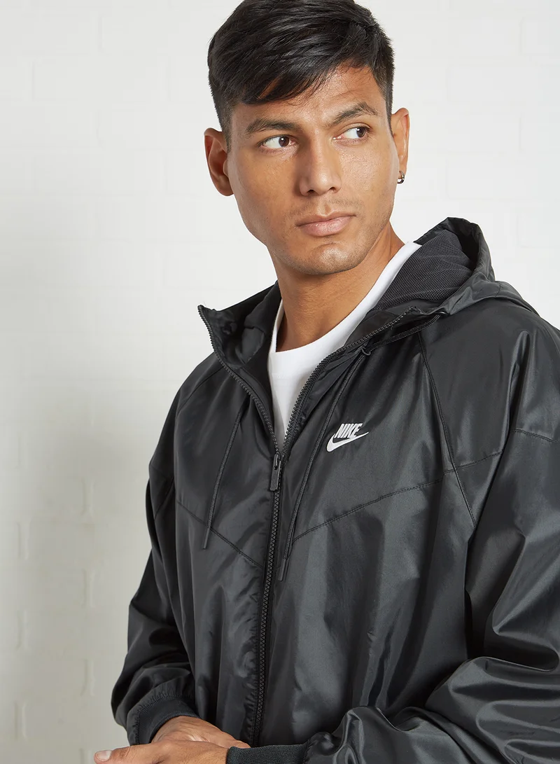 Nike NSW Windrunner Hooded Jacket Black