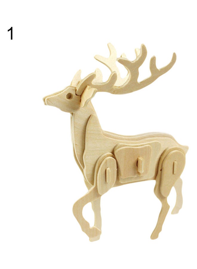 3D Wooden Puzzle Of Animal Model 16x18.5x7cm - Image 1