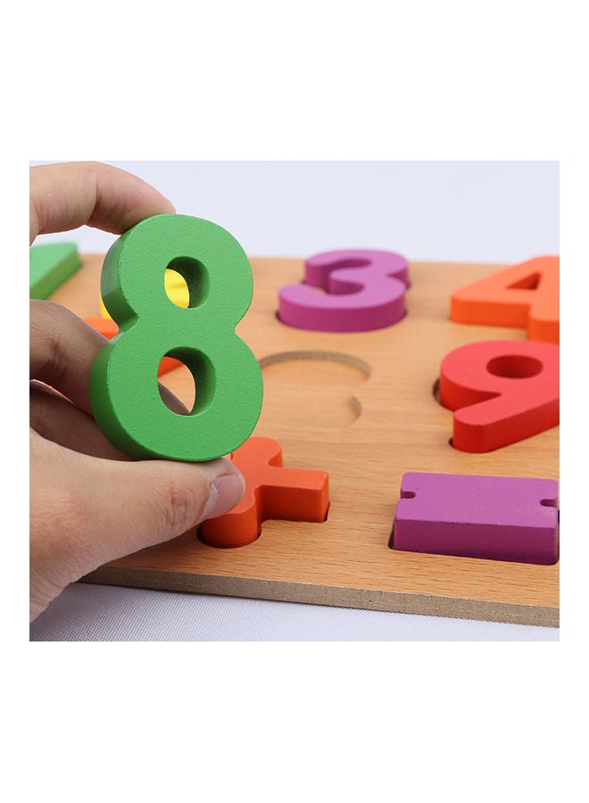 Alphabet And Numbers Wooden Educational Puzzle Board - Image 5