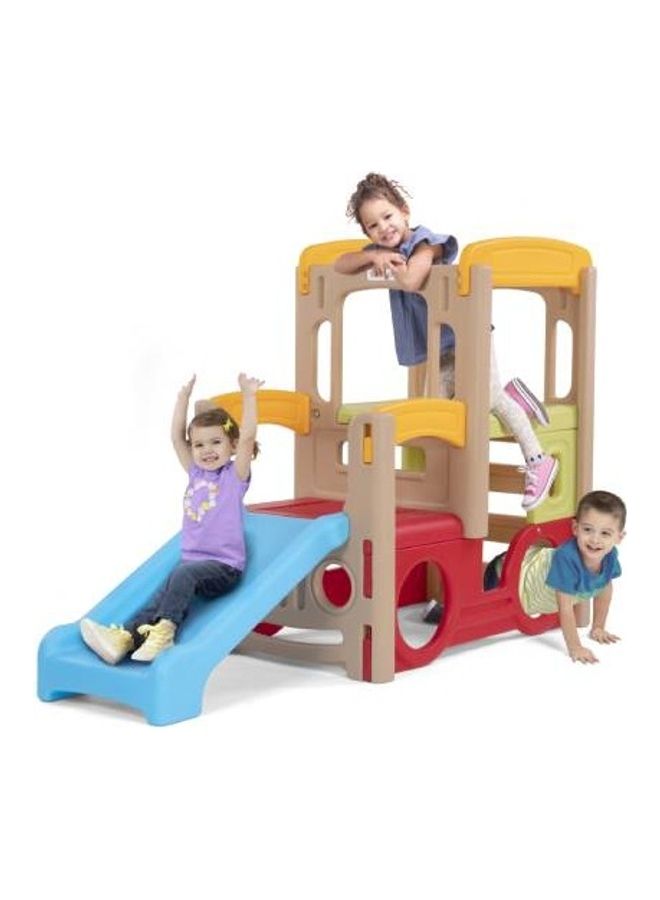 SIMPLAY3 Young Explorers Adventure Climber - Indoor Outdoor Crawl Climb Drive Slide, Year-Round Playset for Children - Image 2