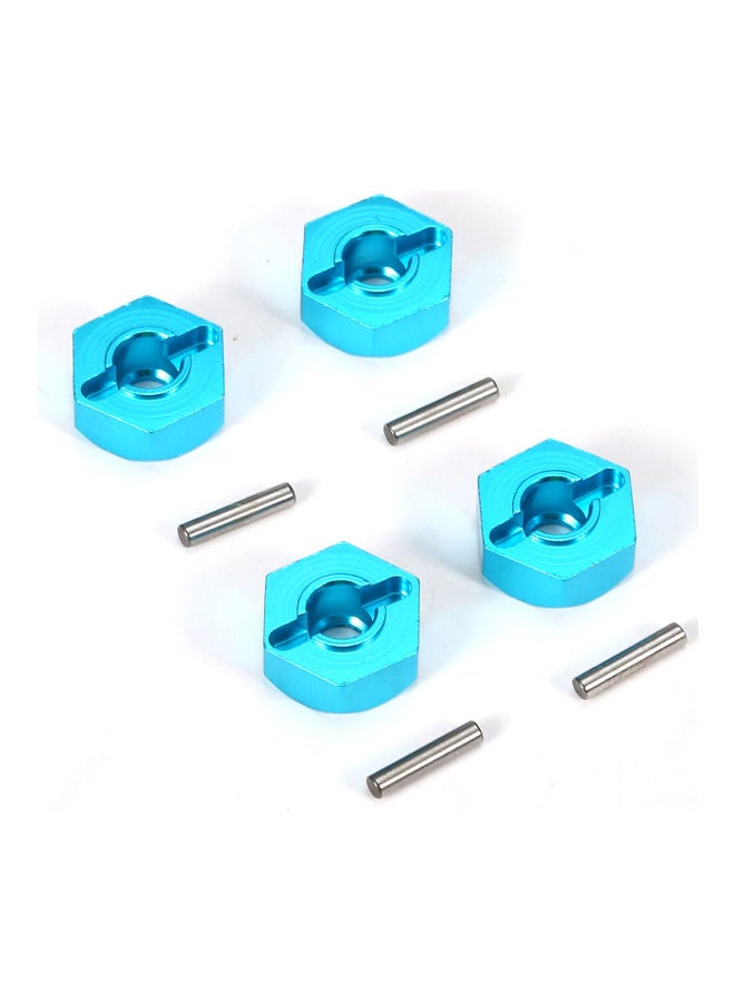 4-Piece Aluminum Alloy Hub Hex Coupler Wheels  - Image 1
