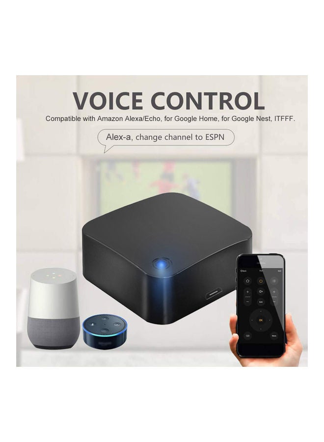 Generic WiFi-IR Remote IR Control Hub S5884—JA Black  - Image 5