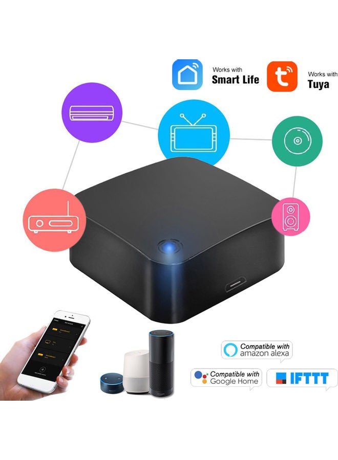 Generic - WiFi-IR Remote IR Control Hub S5884—JA Black - Image 1
