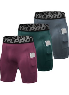 3-Piece Compression Shorts L