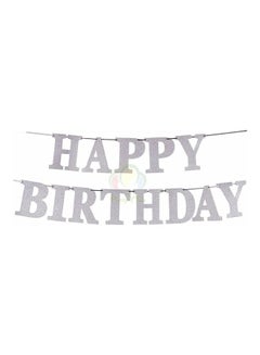 Party Time Happy Birthday Bunting Banner  - Image 1