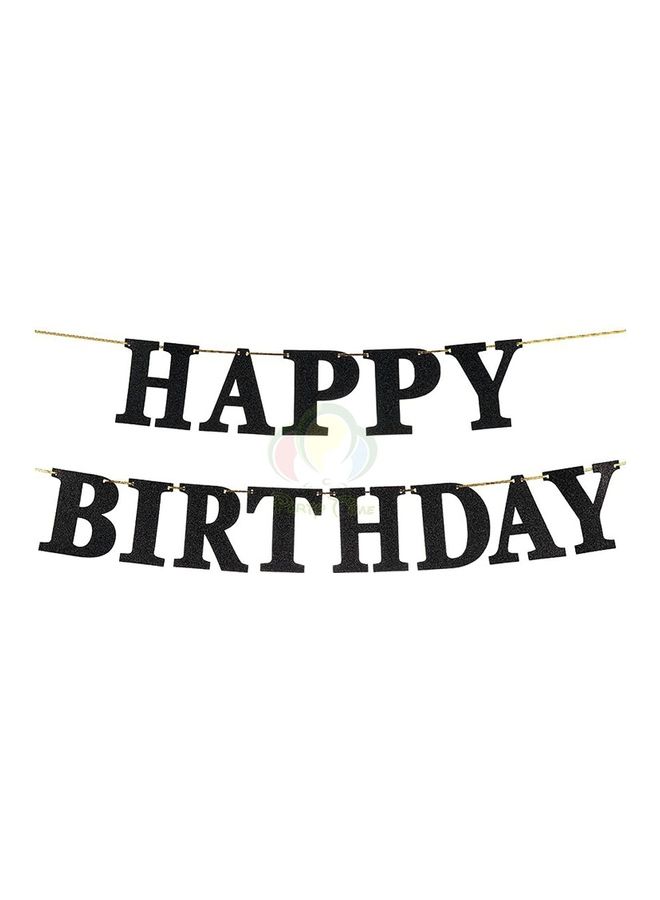Party Time - Happy Birthday Bunting Banner - Image 1