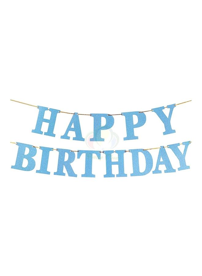 بارتي تايم لافتة بعبارة "Happy Birthday".