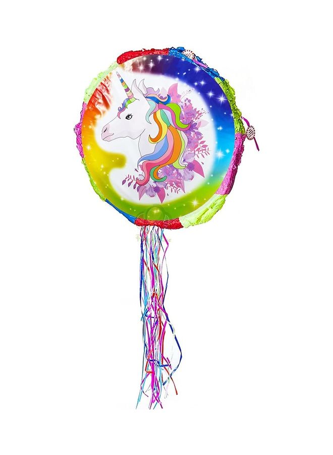 Party Time - Pull string Party Unicorn Pinata - Image 1
