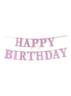 Party Time Happy Birthday Letter Banner  - Image 1