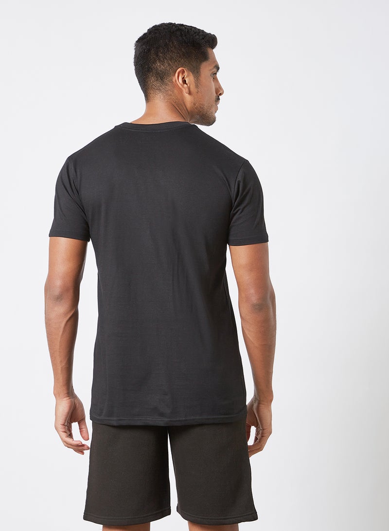 304 Tidal Crew Neck T-Shirt Black  - Image 2