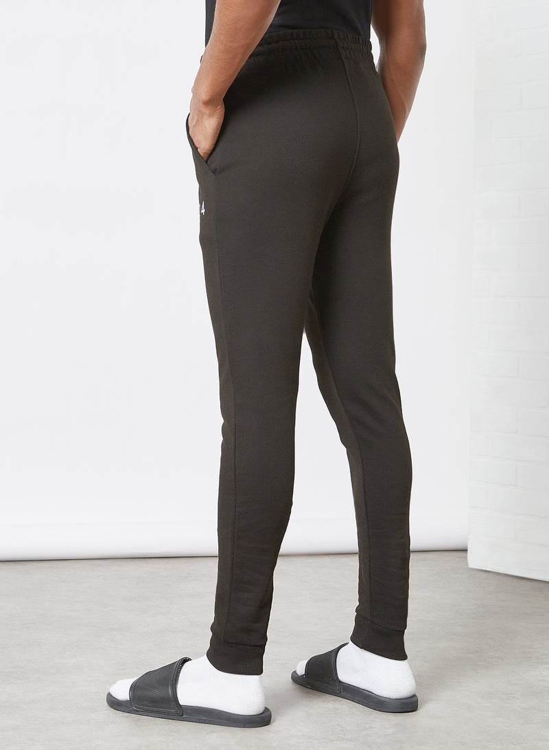 304 - Stamp Print Joggers Black - Image 1