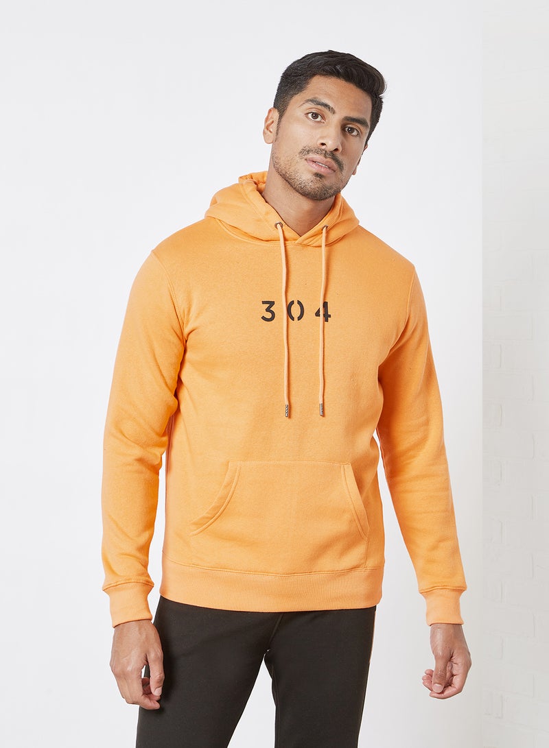 Core Logo Print Hoodie Mango - v1625834227/N44867578V_1