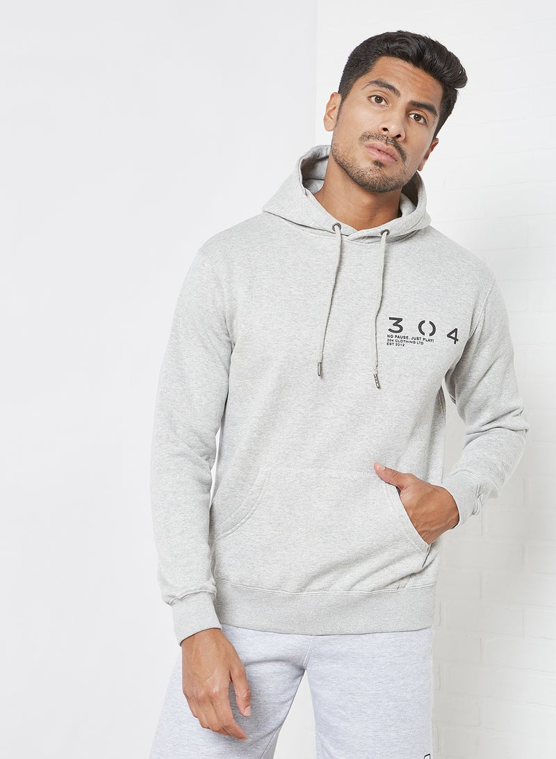 Barcode Print Hoodie Grey - v1625834228/N44867602V_1