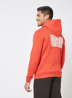 Barcode Print Hoodie Red - v1625834228/N44867606V_2