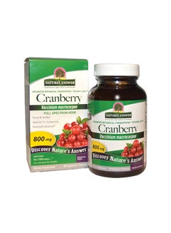 NATURE'S ANSWER Cranberry 800 MG 90 Veg CAPS:16158 
