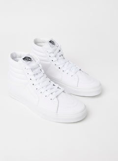 VANS Detail Stitching High Top Sneakers White  - Image 2
