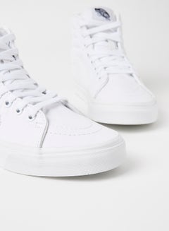 VANS Detail Stitching High Top Sneakers White  - Image 4