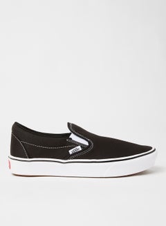 VANS Comfycush Slip Ons Black/True White  - Image 1