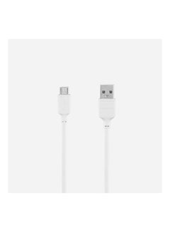 موماكس سلك USB إلى مايكرو تشارج/ سينك | 2.4 أمبير أبيض 