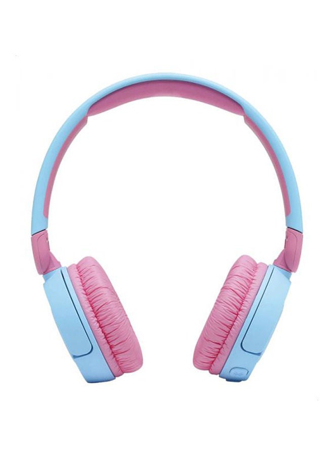 JBL - JR310BTBLU On-Ear Bluetooth Headphones For Kids Blue/Pink - Image 1