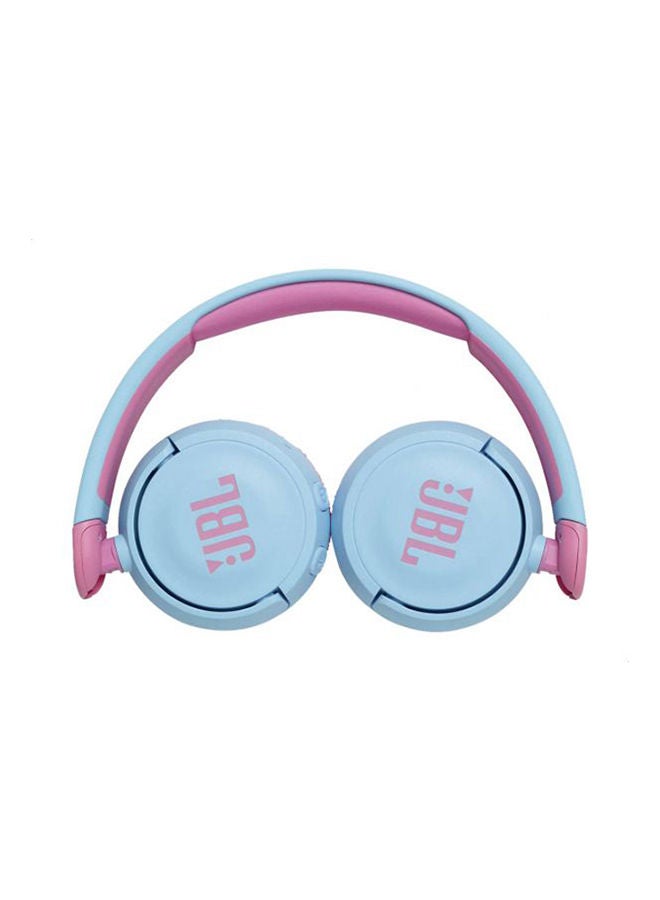 JBL - JR310BTBLU On-Ear Bluetooth Headphones For Kids Blue/Pink - Image 1