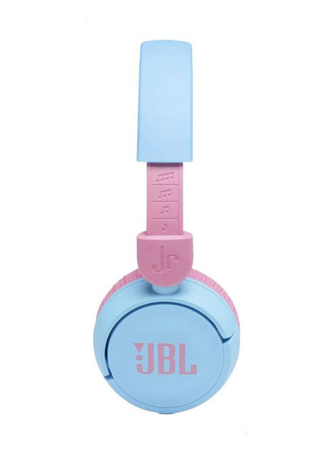 JBL - JR310BTBLU On-Ear Bluetooth Headphones For Kids Blue/Pink - Image 1