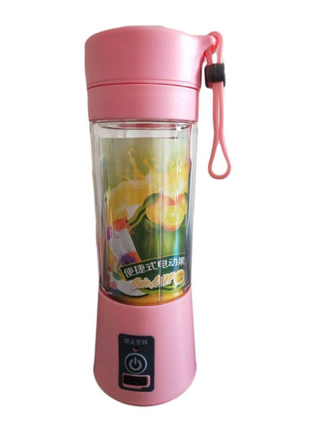 Mini Usb Rechargeable 4 Blade Smoothies Blender Juice 400 ml ,2000mAh 400 ml 12345TT0002 Pink