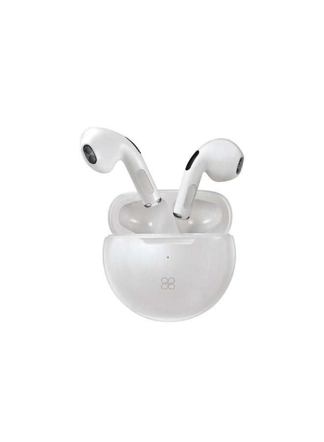 PROMATE High Fidelity Tws Earbuds White  - Image 1