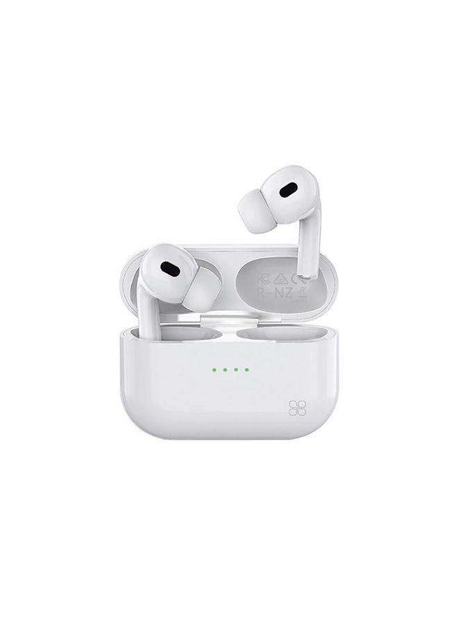 PROMATE High Definition Intelitouch Tws Earphone White  - Image 1