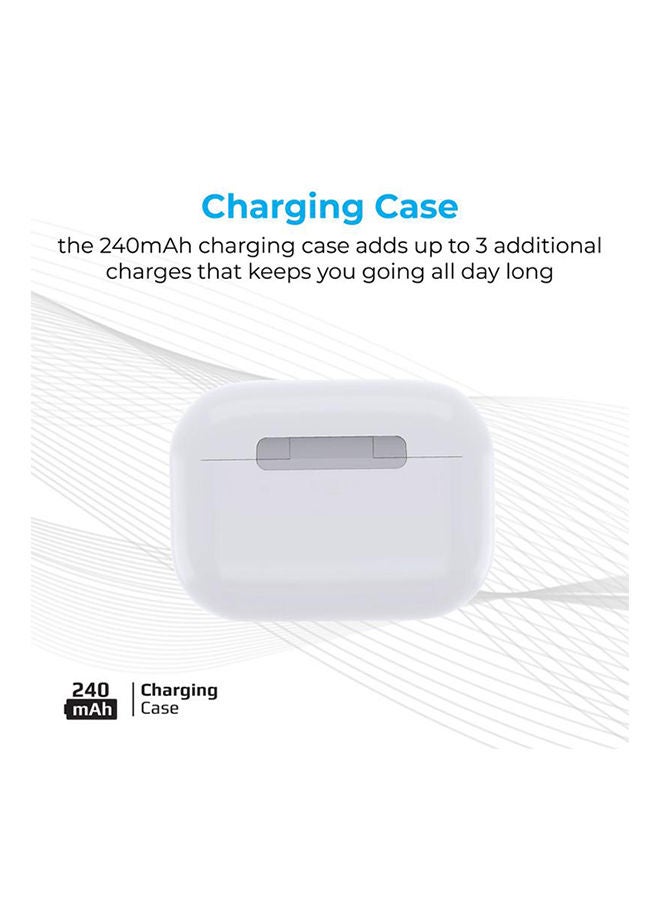 PROMATE High Definition Intelitouch Tws Earphone White  - Image 3