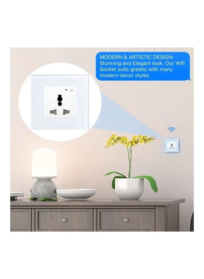 تكنيكال كنترول SOCKET Wifi Modular Touch Switch White white 0.4kg  - Image 2