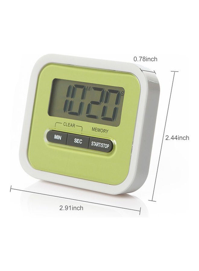 Magnet Kitchen Timer Blue/White 7.4x6.2x2cm  - Image 2