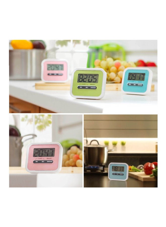 Magnet Kitchen Timer Blue/White 7.4x6.2x2cm  - Image 4