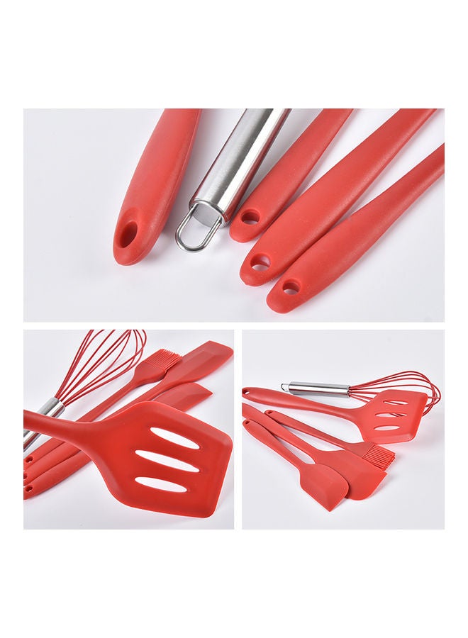 5-Piece Kitchen Cooking Utensil Set Pink - Image 2