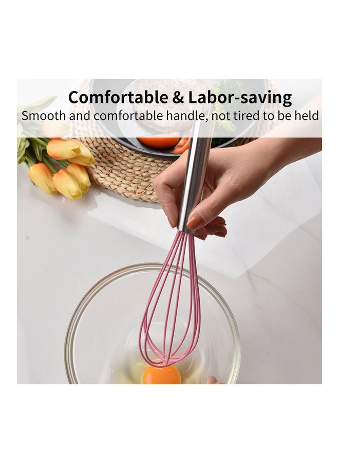 5-Piece Kitchen Cooking Utensil Set Pink - Image 4
