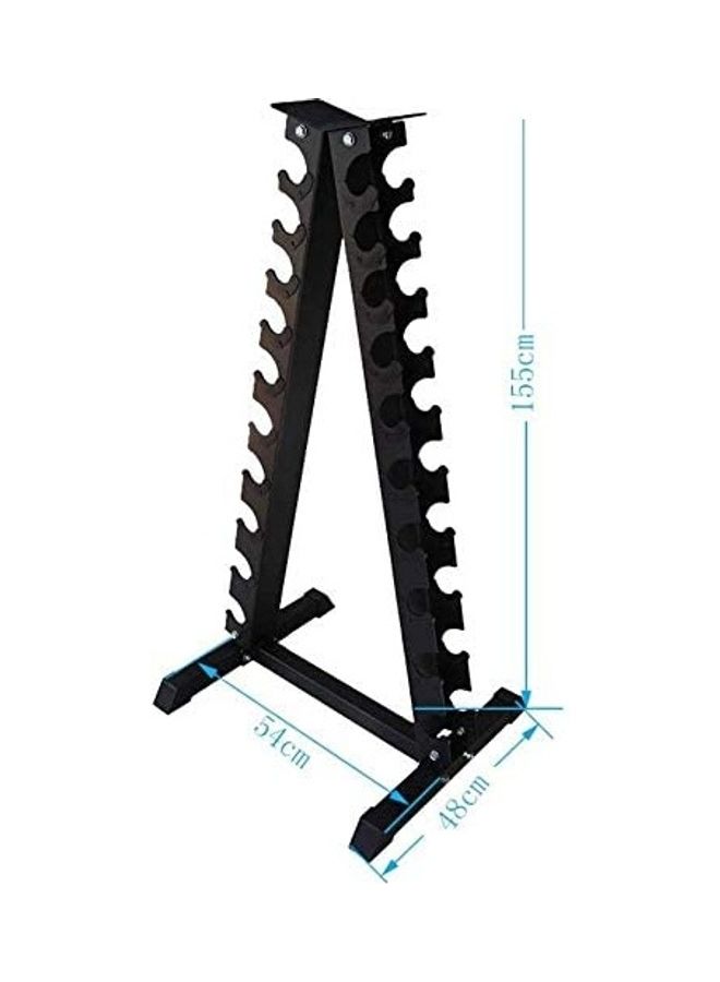 Max Strength Max Strength Dumbbell Holder Storage Rack 6 Pairs 101cm  - Image 2