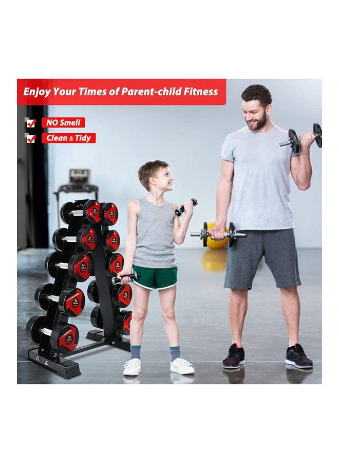 Max Strength Max Strength Dumbbell Holder Storage Rack 6 Pairs 101cm  - Image 4