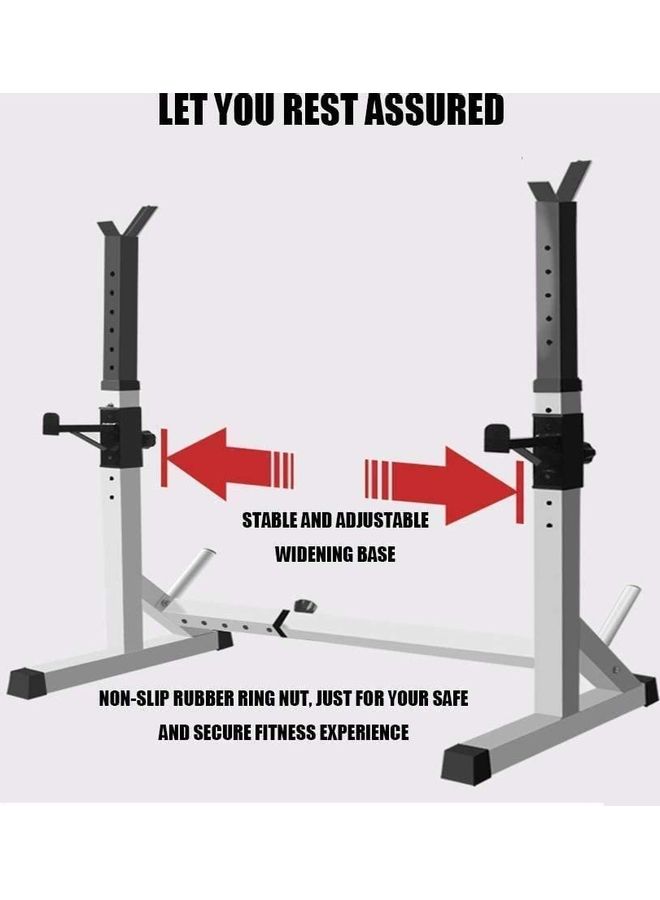 Max Strength Weight Squat Rack Bench Press 84cm  - Image 2