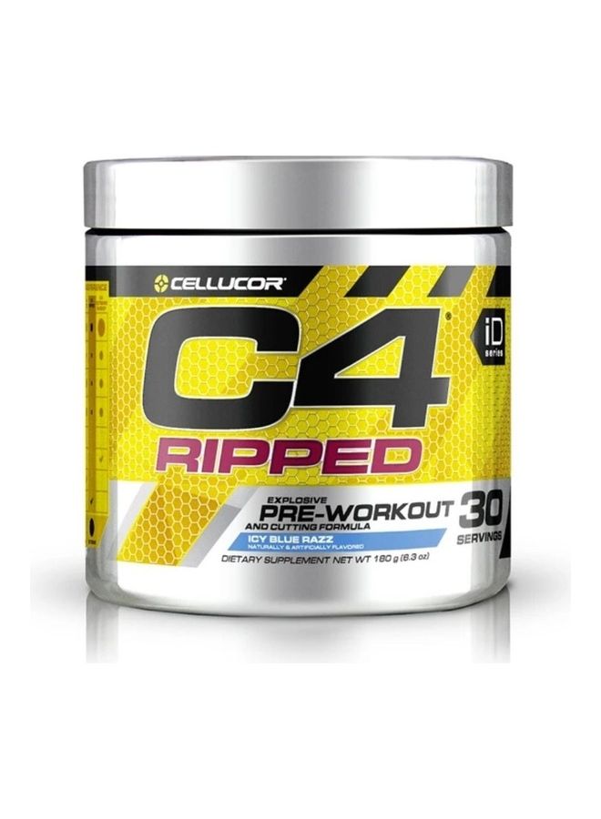 CELLUCOR C4 Ripped Pre Workout - Icy Blue Razz - Image 1