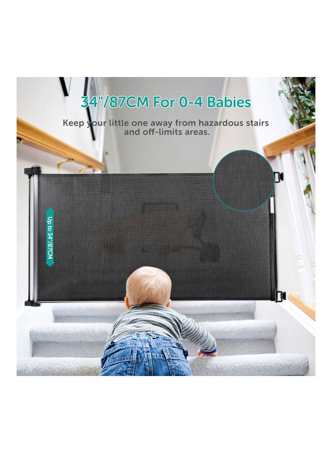 Extra Wide Safety Mesh Baby Gate For Stairs