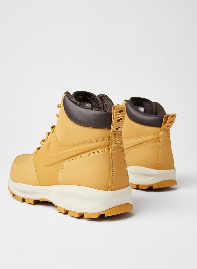 نايكي بوت مانوا من الجلد بيج - Image 3