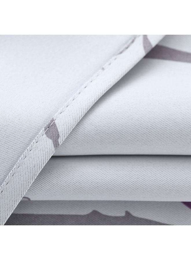Generic - Tree Printed Window Shade Curtain Purple/White - Image 1