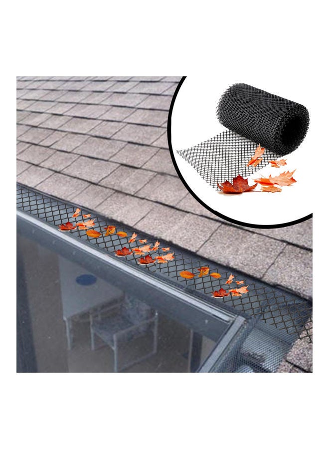 Generic - Leaf Protection Cover Gutter Net Black - Image 1