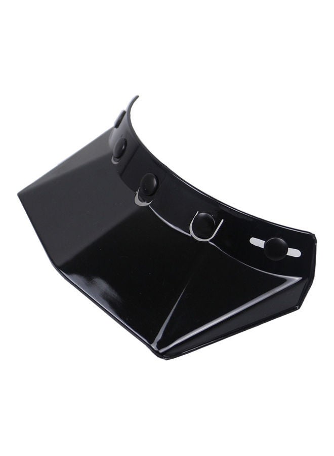 Generic 5-Snap Wind Visor Shield For Motorcycle Helmet  - Image 1
