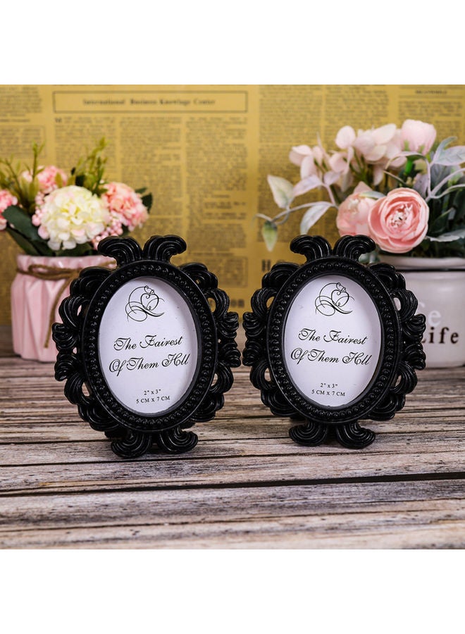 Vintage Picture Frame Black 2x3inch - Image 5