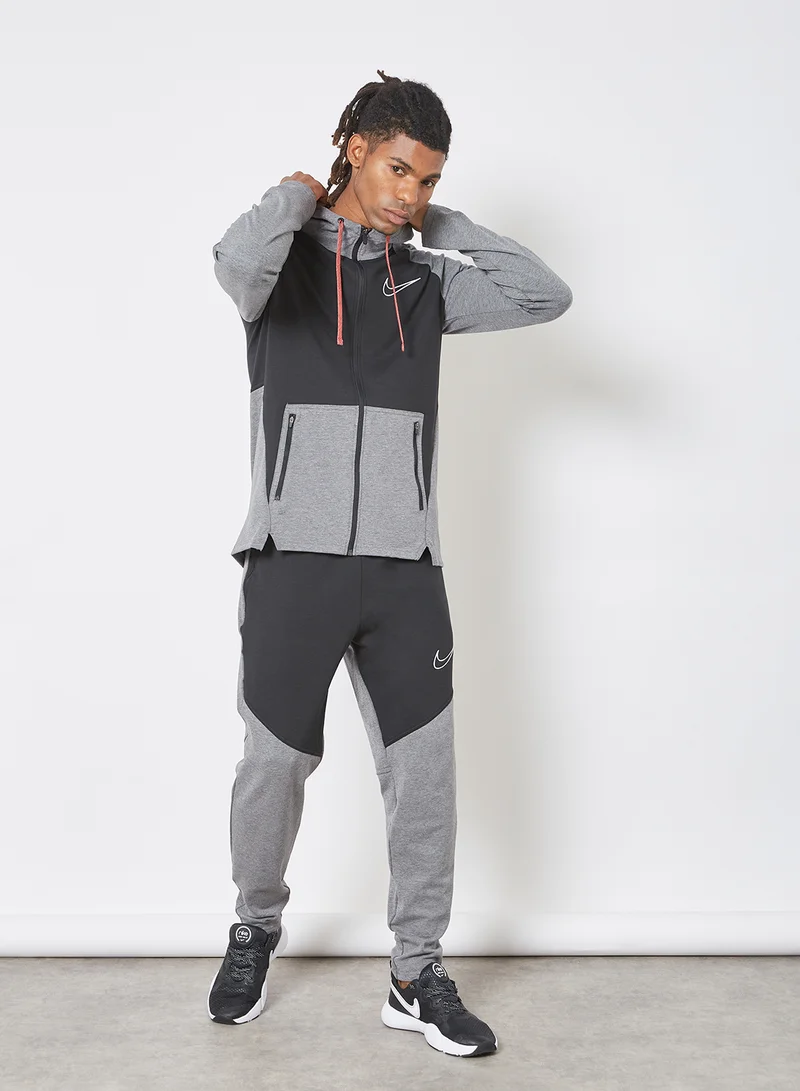 Nike Therma-Fit Full-Zip Fleece Hoodie Black
